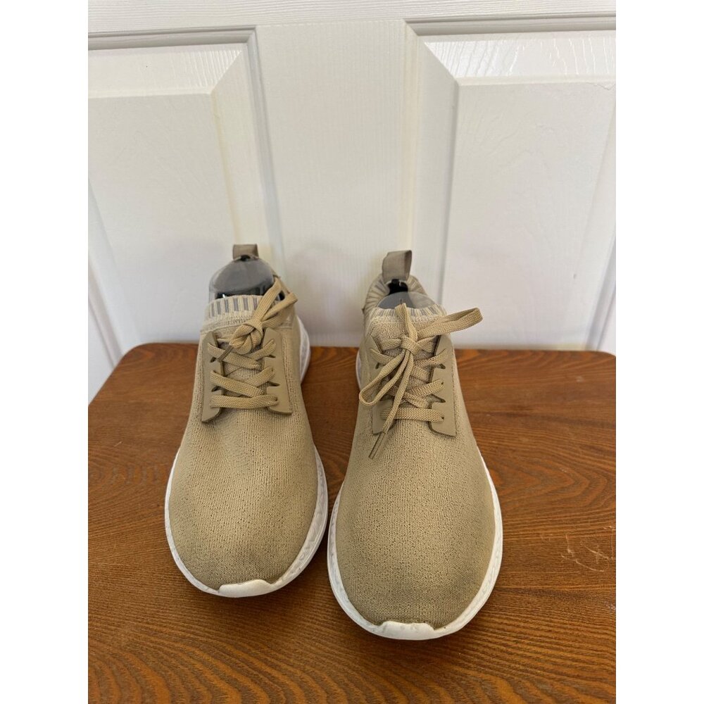 Destrong1 Beige Knit Sneakers Mens Lightweight Casual Athletic Shoes Size 9.5 - Picture 3 of 6
